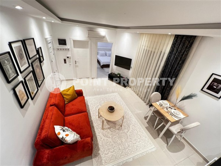 Комфортные двухкомнатные апартаменты 1+1 в 500 метрах от моря, район Оба, Аланья-id-2962-фото-14