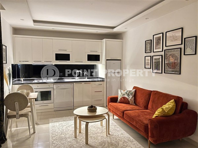 Комфортные двухкомнатные апартаменты 1+1 в 500 метрах от моря, район Оба, Аланья-id-2962-фото-15