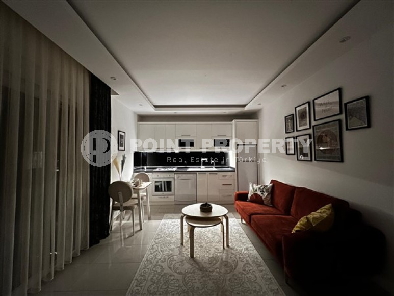 Комфортные двухкомнатные апартаменты 1+1 в 500 метрах от моря, район Оба, Аланья-id-2962-фото-19