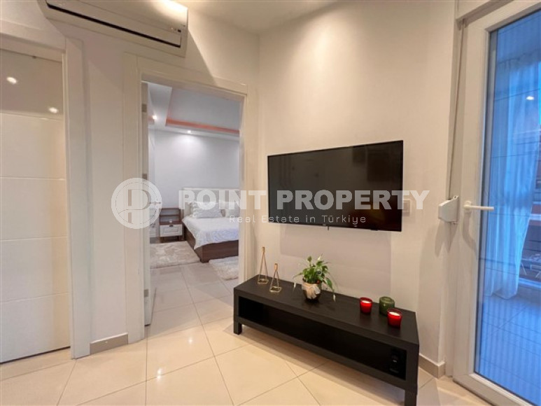 Комфортные двухкомнатные апартаменты 1+1 в 500 метрах от моря, район Оба, Аланья-id-2962-фото-20