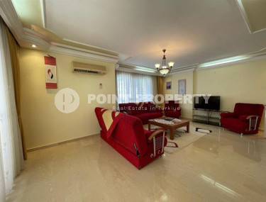 Large furnished three-room apartment, 130m², in a cozy complex on the first line in Mahmutlar-id-1262-photo-2