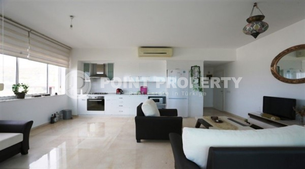 Уютные трёхкомнатные апартаменты 110 м2 с видом на море и горы, Конаклы, Аланья-id-2964-фото-4