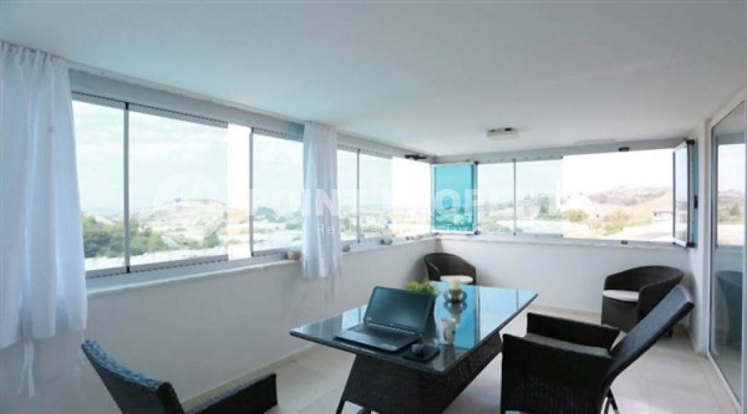 Уютные трёхкомнатные апартаменты 110 м2 с видом на море и горы, Конаклы, Аланья-id-2964-фото-5