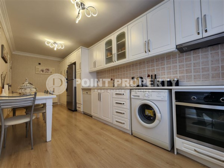 Вместительная квартира 135 м2 всего в 400 метрах от моря, район Махмутлар, Аланья-id-2966-фото-14