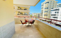 Large furnished three-room apartment, 130m², in a cozy complex on the first line in Mahmutlar-id-1262-photo-14