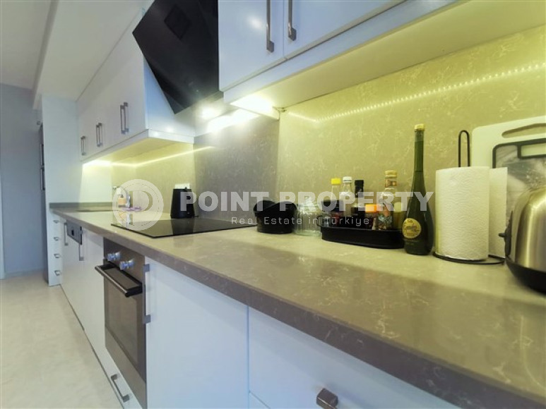 Элегантная квартира 2+1 с панорамным видом на город и горы, в живописном комплексе, Оба, Аланья-id-2968-фото-18