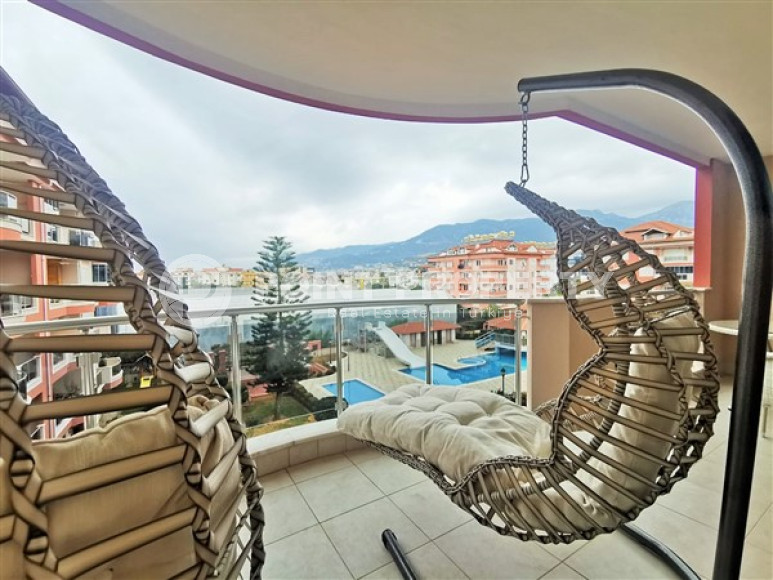 Элегантная квартира 2+1 с панорамным видом на город и горы, в живописном комплексе, Оба, Аланья-id-2968-фото-35