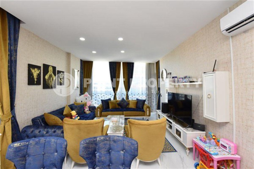 Фешенебельная квартира 2+1 в новом комплексе на первой береговой линии, Оба, Аланья-id-2969-фото-3