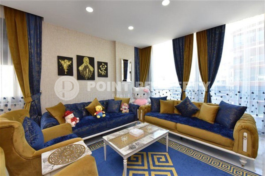 Фешенебельная квартира 2+1 в новом комплексе на первой береговой линии, Оба, Аланья-id-2969-фото-6