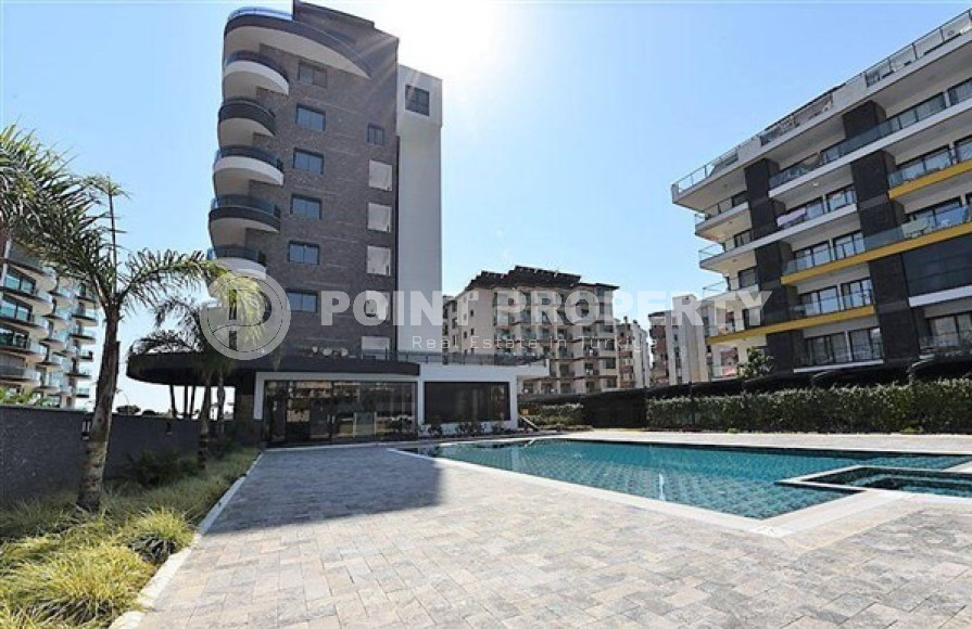 Фешенебельная квартира 2+1 в новом комплексе на первой береговой линии, Оба, Аланья-id-2969-фото-16