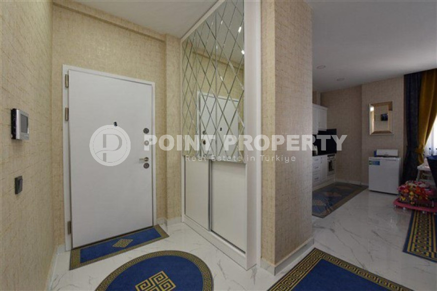 Фешенебельная квартира 2+1 в новом комплексе на первой береговой линии, Оба, Аланья-id-2969-фото-17