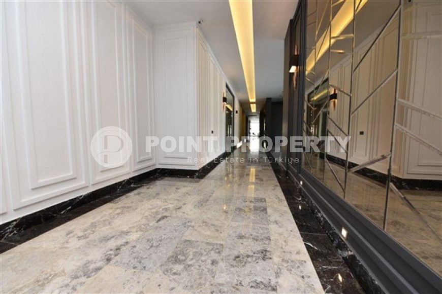 Фешенебельная квартира 2+1 в новом комплексе на первой береговой линии, Оба, Аланья-id-2969-фото-23