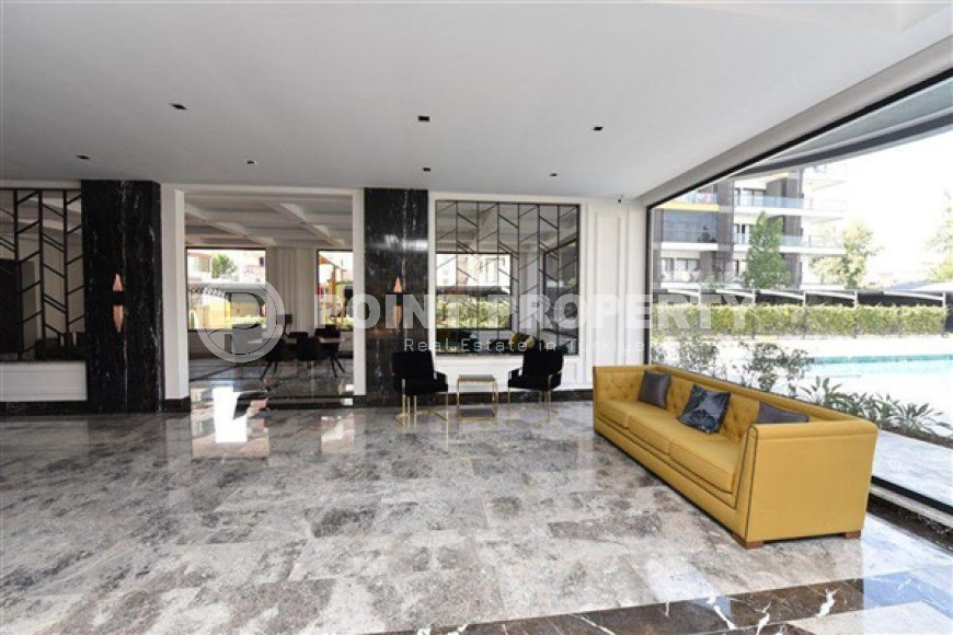 Фешенебельная квартира 2+1 в новом комплексе на первой береговой линии, Оба, Аланья-id-2969-фото-28