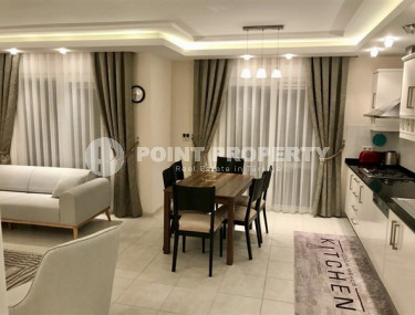 Респектабельная трёхкомнатная квартира 110 м² в закрытом комплексе, Оба, Аланья-id-2970-фото-3