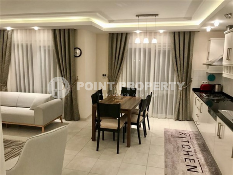 Респектабельная трёхкомнатная квартира 110 м² в закрытом комплексе, Оба, Аланья-id-2970-фото-3