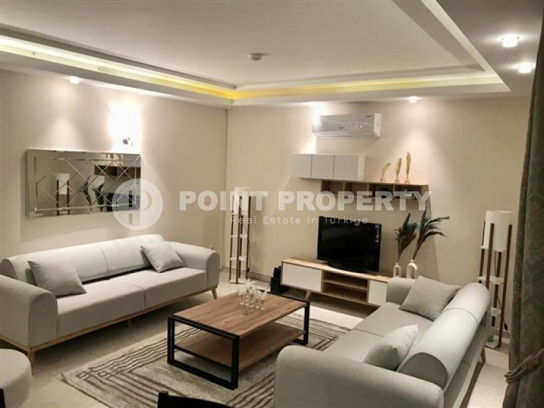 Респектабельная трёхкомнатная квартира 110 м² в закрытом комплексе, Оба, Аланья-id-2970-фото-5