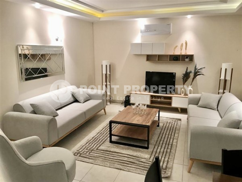 Респектабельная трёхкомнатная квартира 110 м² в закрытом комплексе, Оба, Аланья-id-2970-фото-9