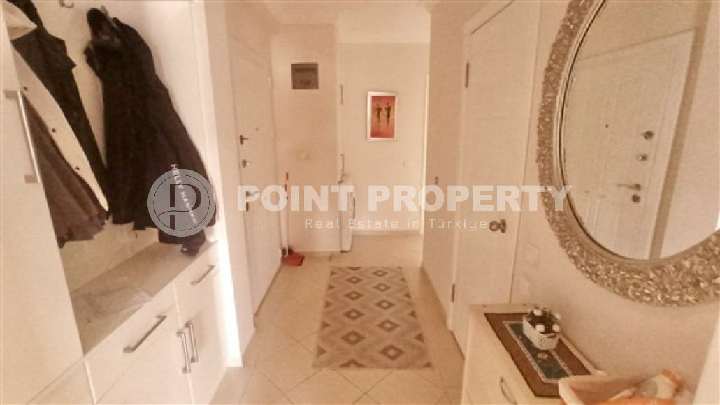 Респектабельная трёхкомнатная квартира 110 м² в закрытом комплексе, Оба, Аланья-id-2970-фото-12