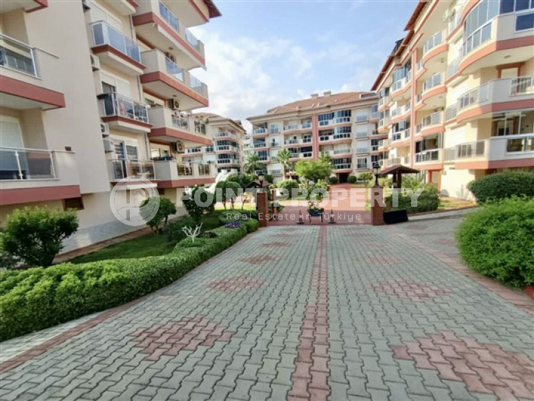 Респектабельная трёхкомнатная квартира 110 м² в закрытом комплексе, Оба, Аланья-id-2970-фото-14