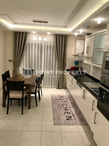 Респектабельная трёхкомнатная квартира 110 м² в закрытом комплексе, Оба, Аланья-id-2970-фото-23