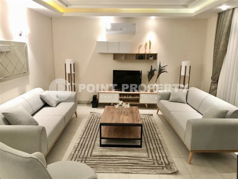 Респектабельная трёхкомнатная квартира 110 м² в закрытом комплексе, Оба, Аланья-id-2970-фото-24