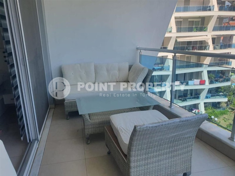 Stylish one bedroom apartment, 60m², in a luxury complex in Cikcilli area, Alanya-id-1263-photo-8