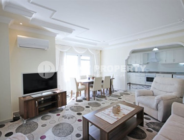 Светлая квартира 2+1 и 115 м2 в районе Джикджилли, Аланья, в километре от моря-id-2973-фото-3