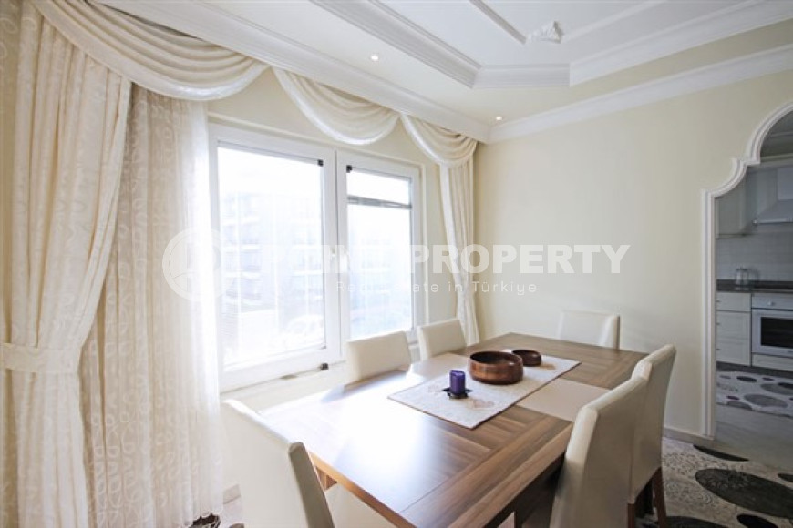 Светлая квартира 2+1 и 115 м2 в районе Джикджилли, Аланья, в километре от моря-id-2973-фото-4