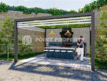 Апартаменты 1+1 в новой резиденции с собственным пляжем, Кестель, Аланья-id-2974-фото-4