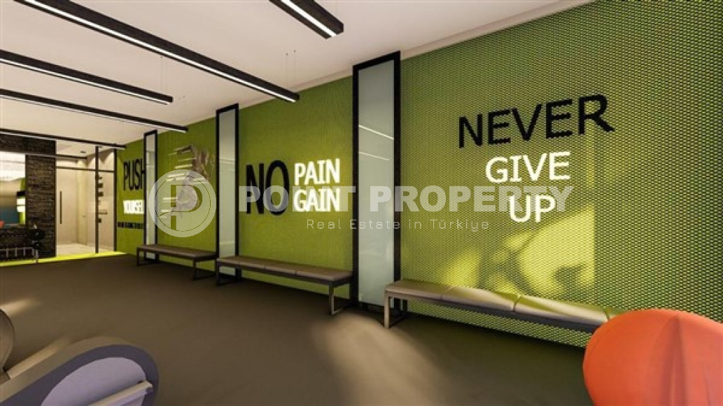 Апартаменты 1+1 в новой резиденции с собственным пляжем, Кестель, Аланья-id-2974-фото-7