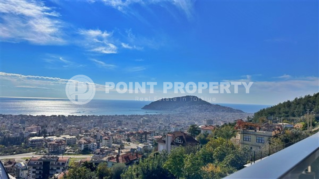 Просторный двухуровневый пентхаус 240 м² , в престижном районе с панорамным видом, Хасбахче, Аланья-id-2975-фото-5