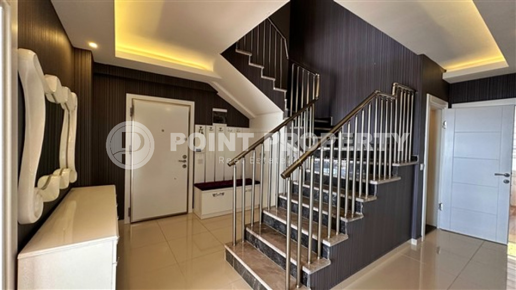 Просторный двухуровневый пентхаус 240 м² , в престижном районе с панорамным видом, Хасбахче, Аланья-id-2975-фото-28