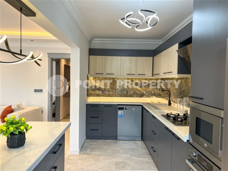 Comfortable apartment 90 m2 on the 10th floor of the complex, furnished, Mahmutlar, Alanya-id-2976-photo-6