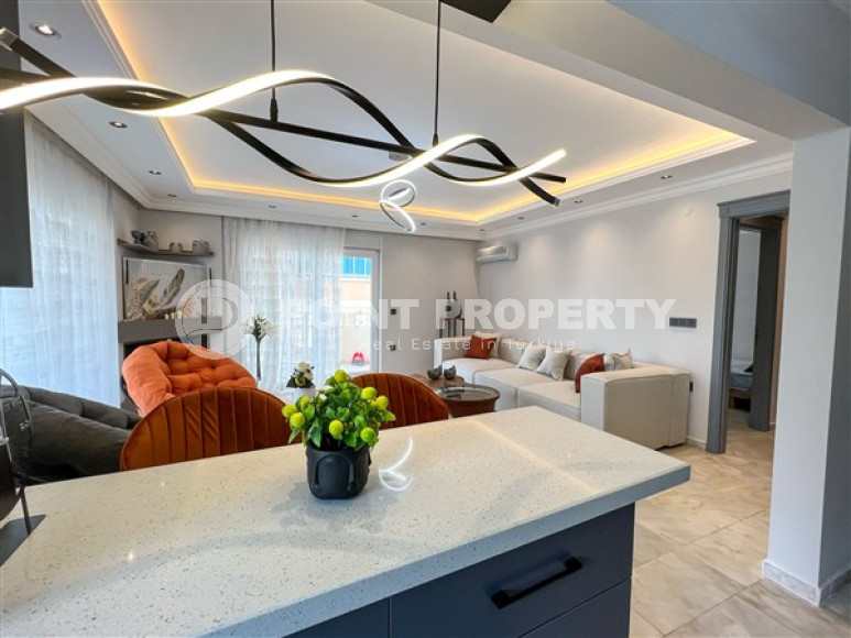 Comfortable apartment 90 m2 on the 10th floor of the complex, furnished, Mahmutlar, Alanya-id-2976-photo-7