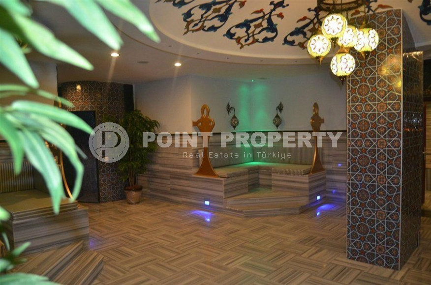 Stylish one bedroom apartment, 60m², in a luxury complex in Cikcilli area, Alanya-id-1263-photo-18