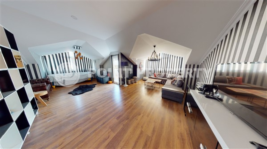 Шикарный дуплекс 250 м2 под турецкое гражданство, в районе Оба, Аланья-id-2978-фото-23