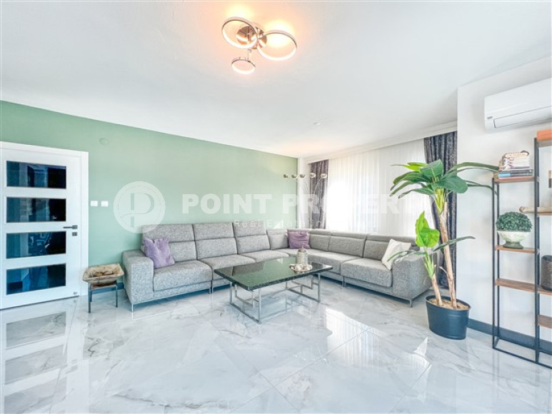 Stylish 2+1 apartment with sea views and fashionable renovation, Mahmutlar, Alanya-id-2979-photo-10