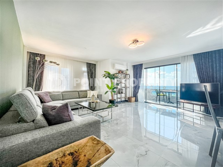 Stylish 2+1 apartment with sea views and fashionable renovation, Mahmutlar, Alanya-id-2979-photo-20