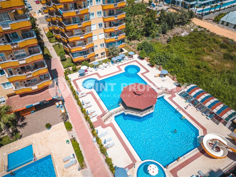 Приятная квартира с мебелью, в 50 метрах от моря, Махмутлар, Аланья-id-2980-фото-2