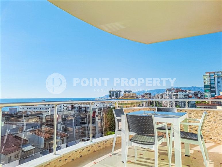 Апартаменты с большими комнатами 2+1 на 7 этаже комплекса на второй линии от моря, Махмутлар, Аланья-id-2981-фото-6