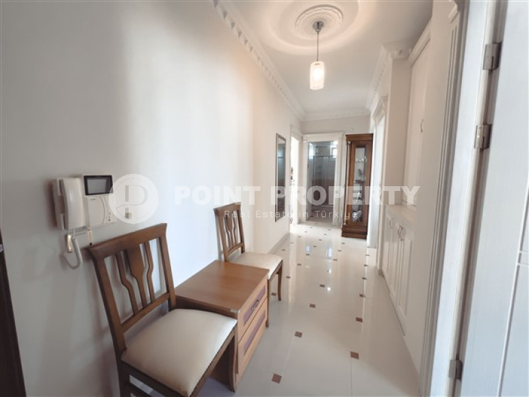 Апартаменты с большими комнатами 2+1 на 7 этаже комплекса на второй линии от моря, Махмутлар, Аланья-id-2981-фото-9