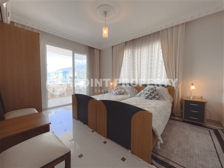 Апартаменты с большими комнатами 2+1 на 7 этаже комплекса на второй линии от моря, Махмутлар, Аланья-id-2981-фото-16