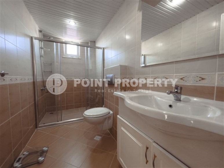 Апартаменты с большими комнатами 2+1 на 7 этаже комплекса на второй линии от моря, Махмутлар, Аланья-id-2981-фото-17