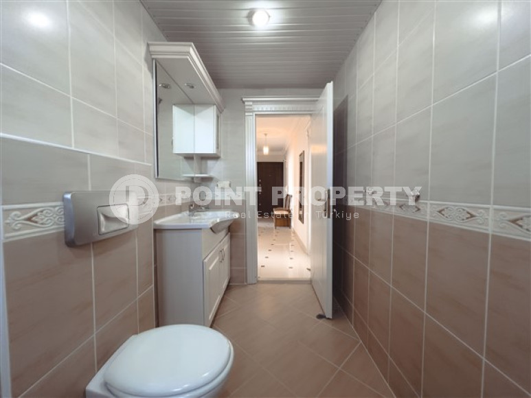 Апартаменты с большими комнатами 2+1 на 7 этаже комплекса на второй линии от моря, Махмутлар, Аланья-id-2981-фото-18