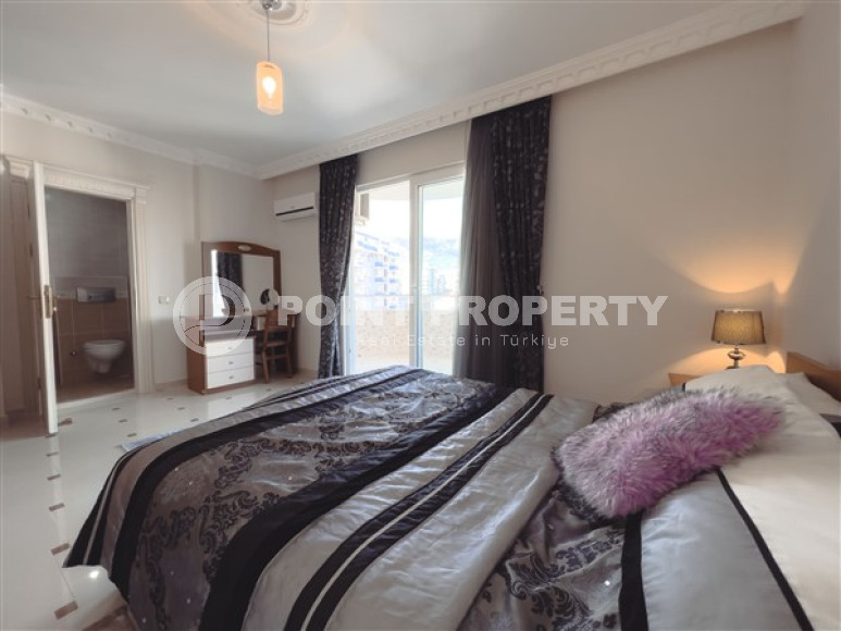 Апартаменты с большими комнатами 2+1 на 7 этаже комплекса на второй линии от моря, Махмутлар, Аланья-id-2981-фото-20