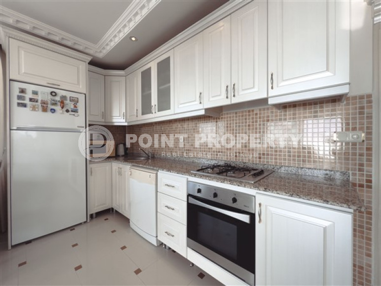 Апартаменты с большими комнатами 2+1 на 7 этаже комплекса на второй линии от моря, Махмутлар, Аланья-id-2981-фото-23