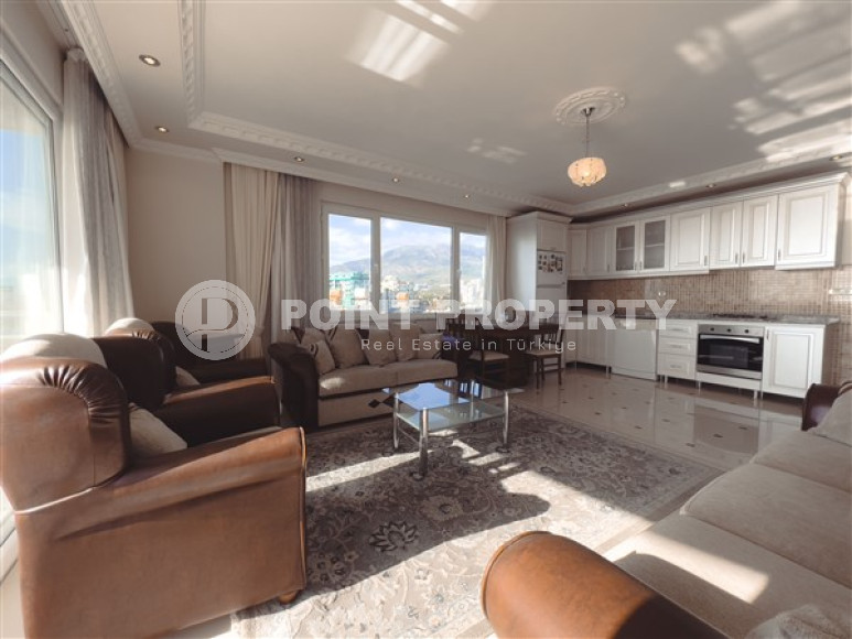 Апартаменты с большими комнатами 2+1 на 7 этаже комплекса на второй линии от моря, Махмутлар, Аланья-id-2981-фото-26