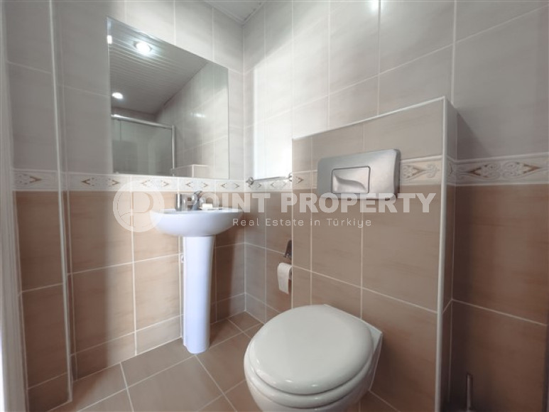 Апартаменты с большими комнатами 2+1 на 7 этаже комплекса на второй линии от моря, Махмутлар, Аланья-id-2981-фото-30