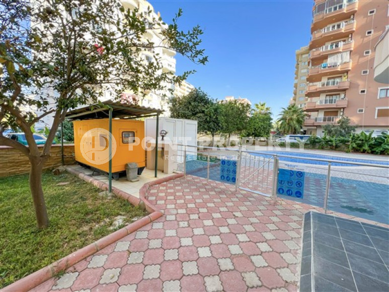 Апартаменты с большими комнатами 2+1 на 7 этаже комплекса на второй линии от моря, Махмутлар, Аланья-id-2981-фото-33