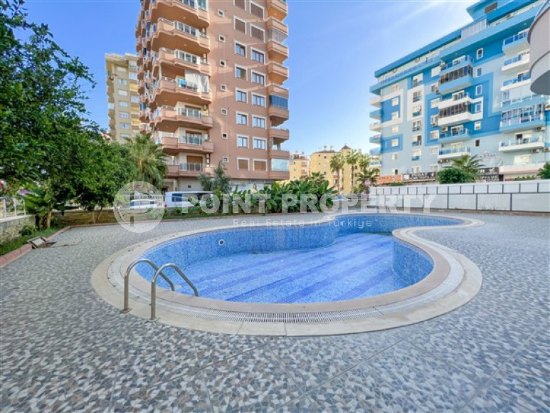 Апартаменты с большими комнатами 2+1 на 7 этаже комплекса на второй линии от моря, Махмутлар, Аланья-id-2981-фото-34